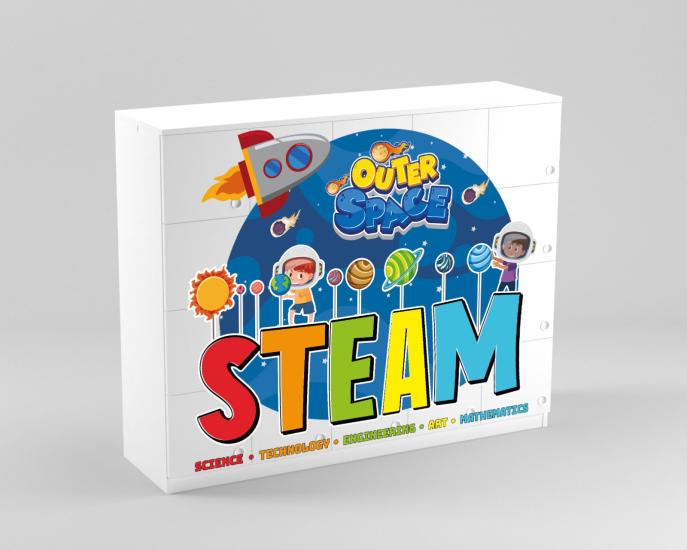 AKY-IM0038ST 20 KAPAKLI ÖĞRENCİ DOLABI STEAM