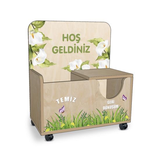 Dekorlu Galoşluk Zambak